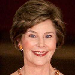 Author Laura Bush