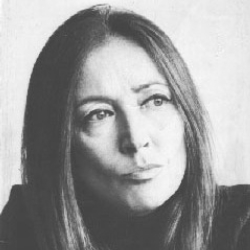 Author Oriana Fallaci