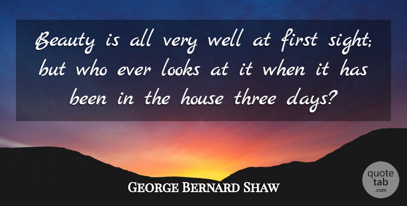 George Bernard Shaw Quote About Funny, Beauty, Humor: Beauty Is All Very Well...