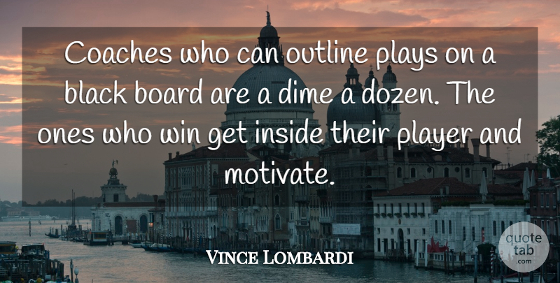 Vince Lombardi Quote About Motivational, Leadership, Football: Coaches Who Can Outline Plays...