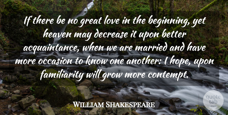 William Shakespeare Quote About Memorable, Great Love, Heaven: If There Be No Great...
