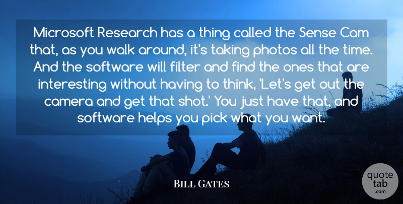 Bill Gates Quote About Thinking, Interesting, Filters: Microsoft Research Has A Thing...