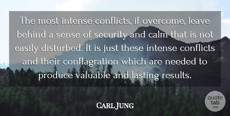 Carl Jung Quote About Leadership, Uplifting, Relaxation: The Most Intense Conflicts If...