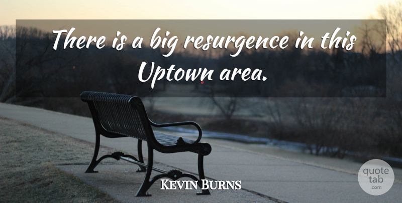 Kevin Burns Quote About undefined: There Is A Big Resurgence...