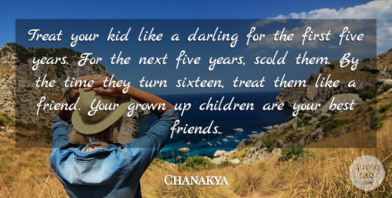 Chanakya Quote About Inspirational, Children, Kids: Treat Your Kid Like A...