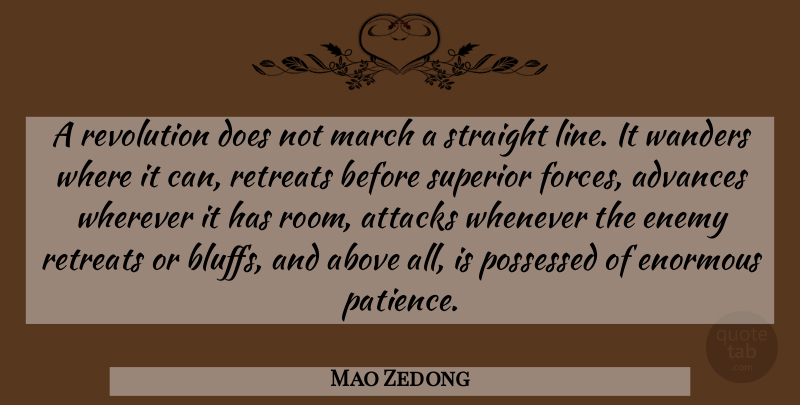 Mao Zedong Quote About Enemy, Doe, Lines: A Revolution Does Not March...