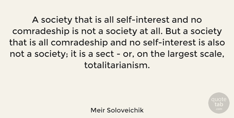 Meir Soloveichik Quote About Society: A Society That Is All...