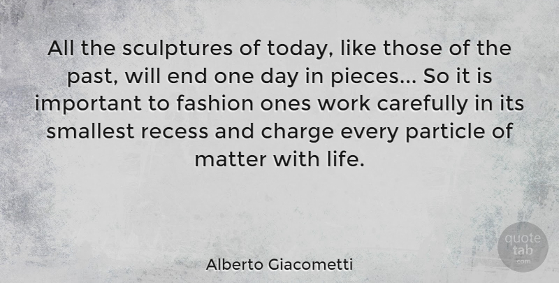 Alberto Giacometti Quote About Fashion, Art, Past: All The Sculptures Of Today...
