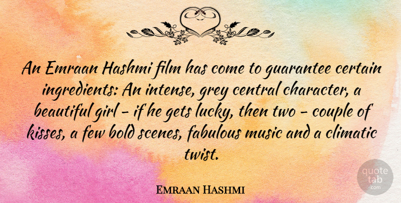 Emraan Hashmi Quote About Beautiful, Girl, Couple: An Emraan Hashmi Film Has...