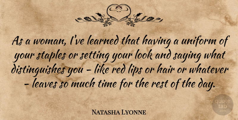 Natasha Lyonne Quote About Hair, Looks, Red: As A Woman Ive Learned...