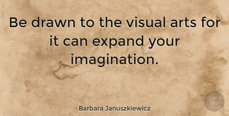 Barbara Januszkiewicz Quote About Art, Imagination, Visuals: Be Drawn To The Visual...