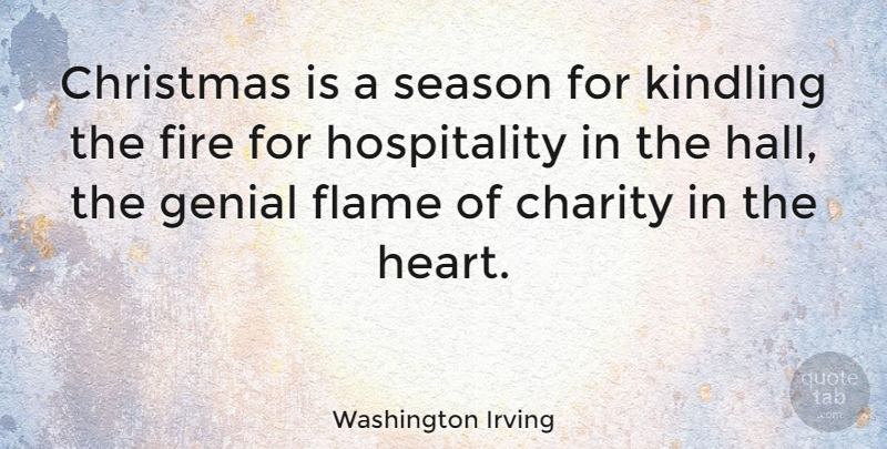 Washington Irving Quote About Christmas, Thank You, Heart: Christmas Is A Season For...