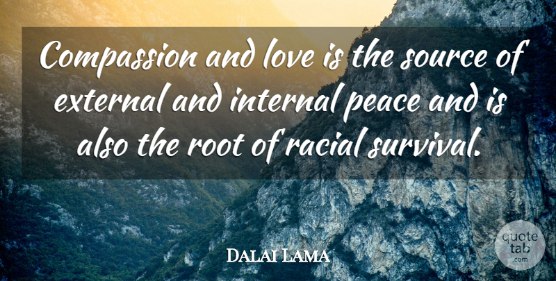 Dalai Lama Quote About Buddhist, Love Is, Compassion: Compassion And Love Is The...