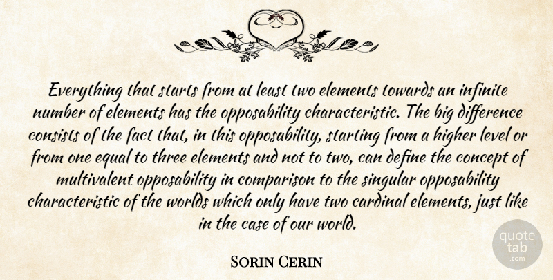 Sorin Cerin Quote About Cardinal, Case, Comparison, Concept, Consists: Everything That Starts From At...