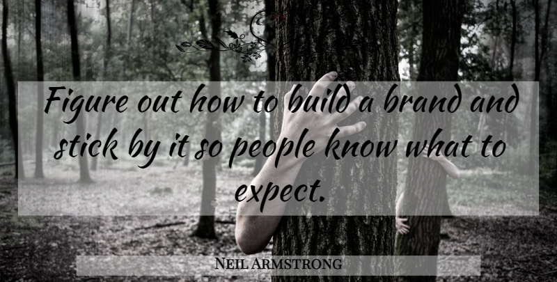 Neil Armstrong Quote About People, Sticks, Figures: Figure Out How To Build...
