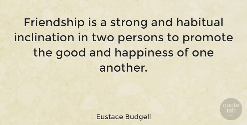 Eustace Budgell Quote About Relationship, Strong, True Friend: Friendship Is A Strong And...