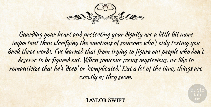 Taylor Swift Quote About Relationship, Heart, People: Guarding Your Heart And Protecting...