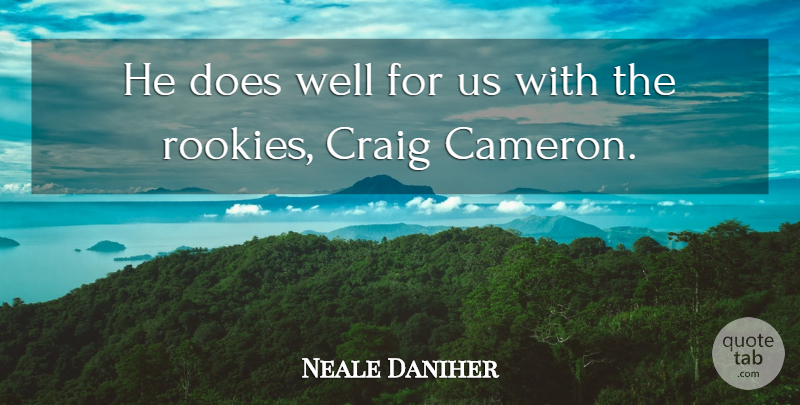 Neale Daniher Quote About Craig: He Does Well For Us...