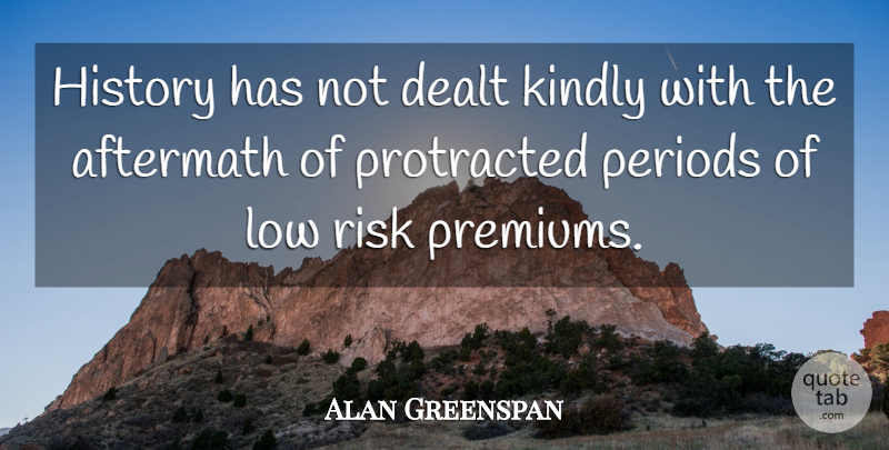Alan Greenspan Quote About Risk, Aftermath, Economy: History Has Not Dealt Kindly...