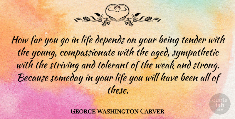 George Washington Carver Quote About Inspirational, Funny, Life: How Far You Go In...