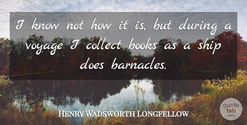 Henry Wadsworth Longfellow Quote About Book, Voyages, Ships: I Know Not How It...