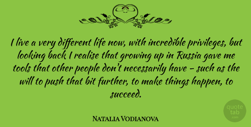 Natalia Vodianova Quote About Growing Up, Russia, People: I Live A Very Different...