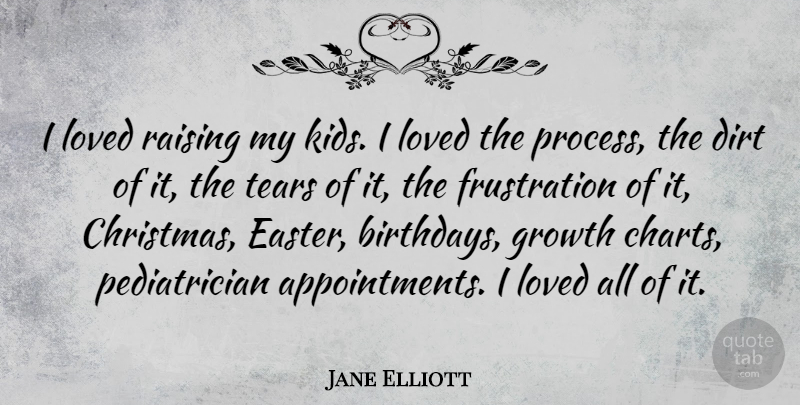 Jane Elliott Quote About Christmas, Easter, Kids: I Loved Raising My Kids...