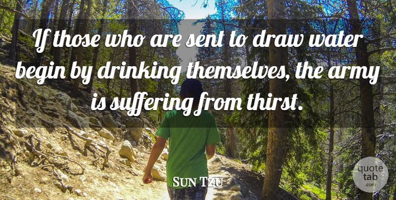 Sun Tzu Quote About Art, War, Drinking: If Those Who Are Sent...