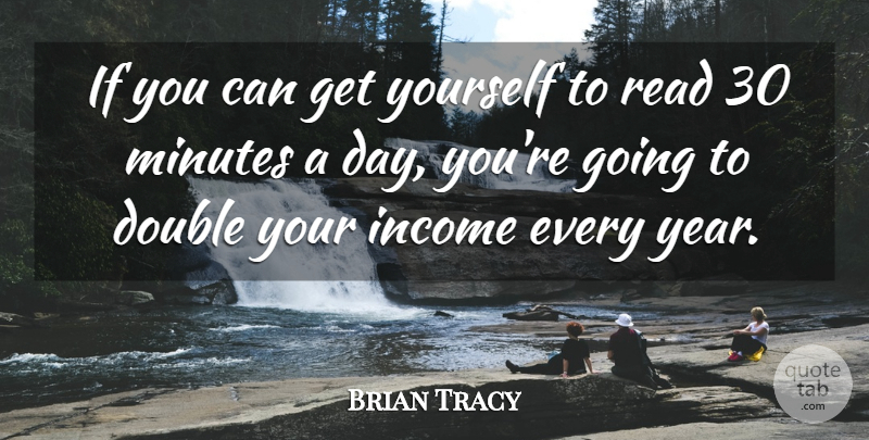 Brian Tracy Quote About Years, Income, Minutes: If You Can Get Yourself...