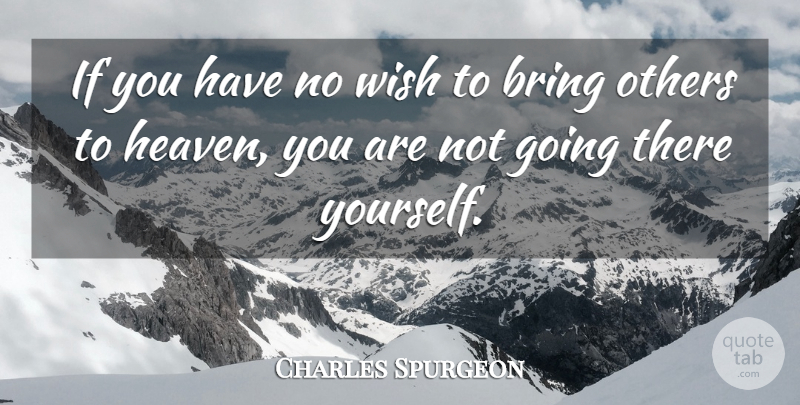 Charles Spurgeon Quote About Heaven, Wish, Ifs: If You Have No Wish...