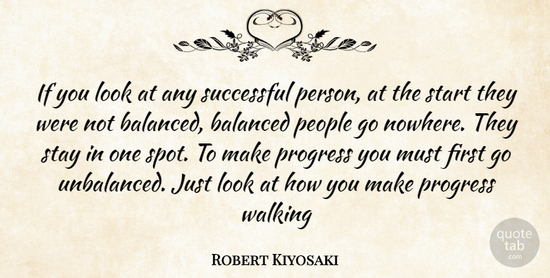 Robert Kiyosaki Quote About Successful, People, Progress: If You Look At Any...