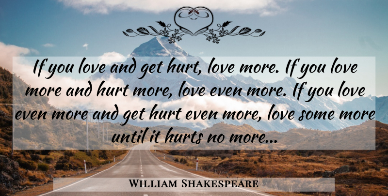 William Shakespeare Quote About Love, Im Sorry, Hurt: If You Love And Get...