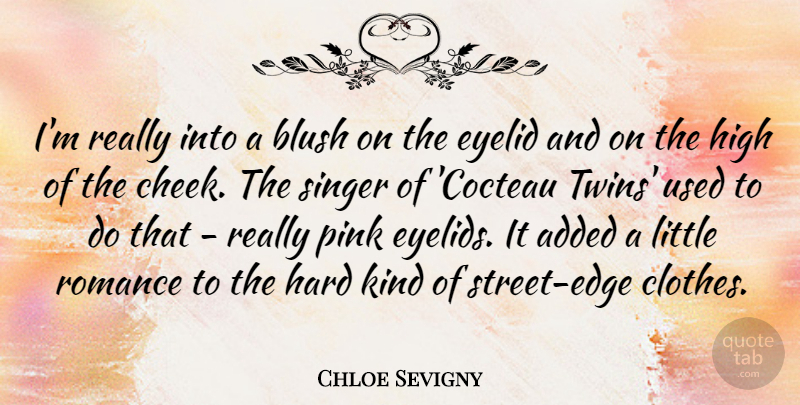 Chloe Sevigny Quote About Clothes, Romance, Littles: Im Really Into A Blush...