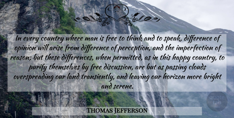 Thomas Jefferson Quote About Country, Freedom, Men: In Every Country Where Man...