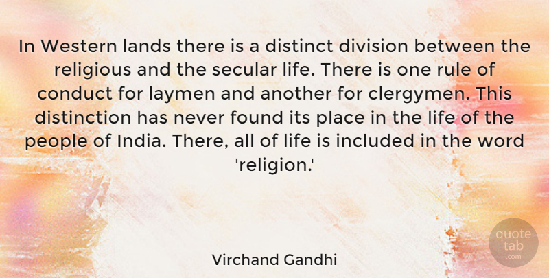 Virchand Gandhi Quote About Religious, Land, People: In Western Lands There Is...