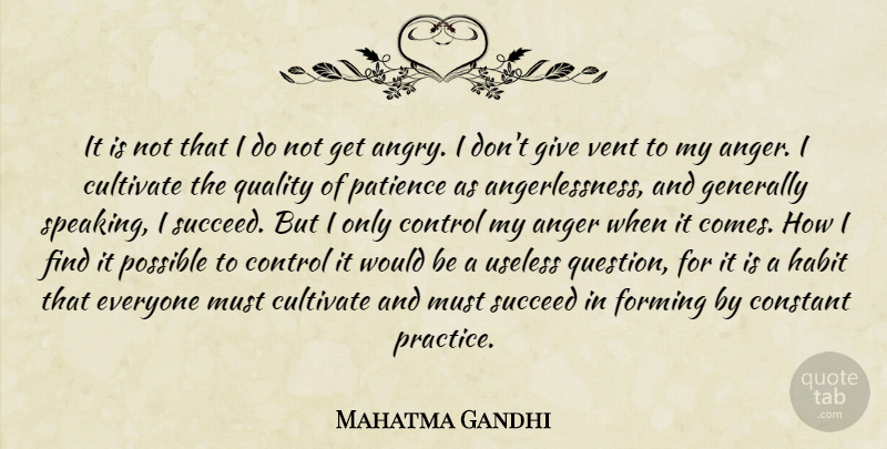 Mahatma Gandhi Quote About Spiritual, Practice, Giving: It Is Not That I...