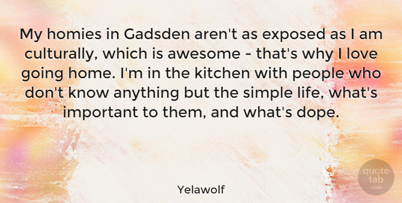 Yelawolf Quote About Home, Simple, Dope: My Homies In Gadsden Arent...
