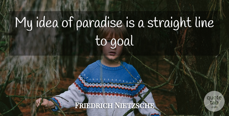 Friedrich Nietzsche Quote About Soccer, Ideas, Goal: My Idea Of Paradise Is...