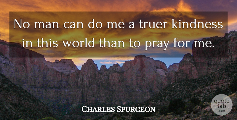 Charles Spurgeon Quote About Kindness, Men, World: No Man Can Do Me...