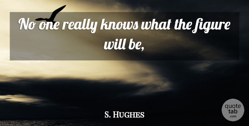 S. Hughes Quote About Figure, Knows: No One Really Knows What...