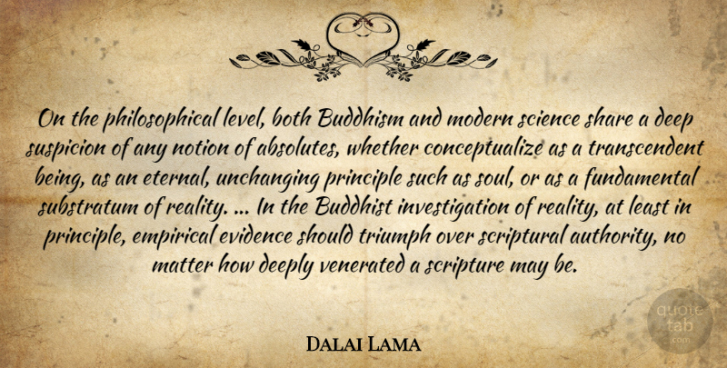 Dalai Lama Quote About Inspirational, Buddhist, Philosophical: On The Philosophical Level Both...