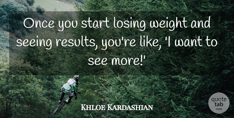 Khloe Kardashian Quote About Weight: Once You Start Losing Weight...