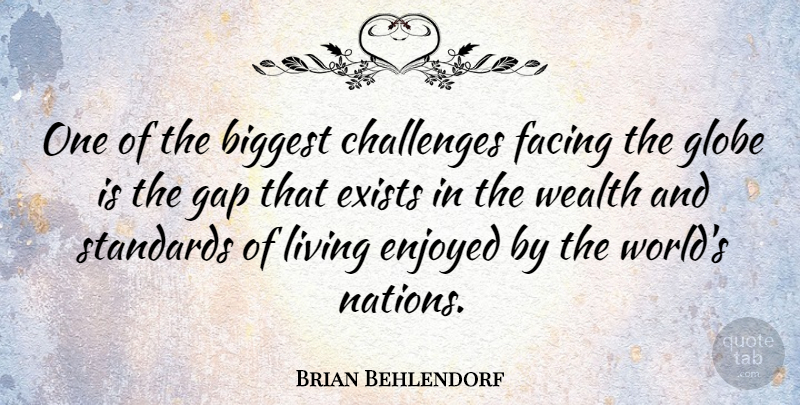 Brian Behlendorf Quote About Biggest, Enjoyed, Exists, Facing, Gap: One Of The Biggest Challenges...