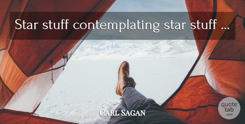 Carl Sagan Quote About Stars, Atheism, Stuff: Star Stuff Contemplating Star Stuff...