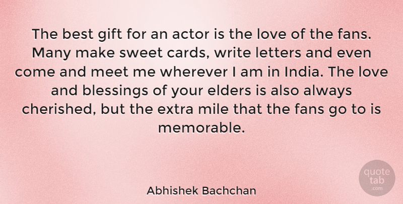 Abhishek Bachchan Quote About Sweet, Writing, Memorable: The Best Gift For An...