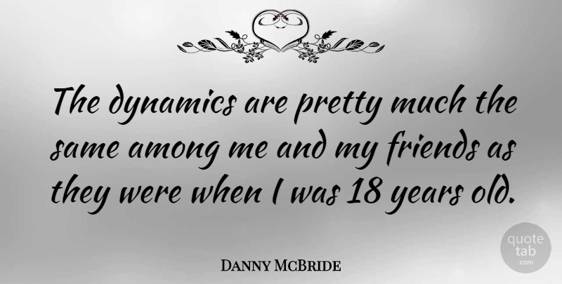 Danny McBride Quote About undefined: The Dynamics Are Pretty Much...
