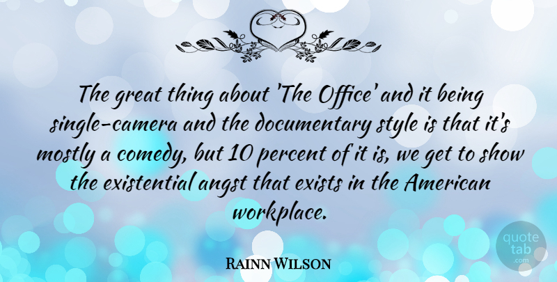 Rainn Wilson Quote About Being Single, Office, Style: The Great Thing About The...