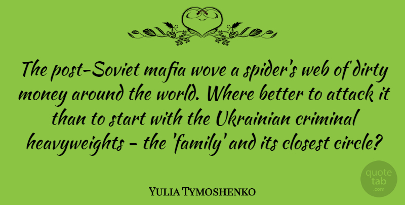 Yulia Tymoshenko Quote About Dirty, Circles, Heavyweights: The Post Soviet Mafia Wove...