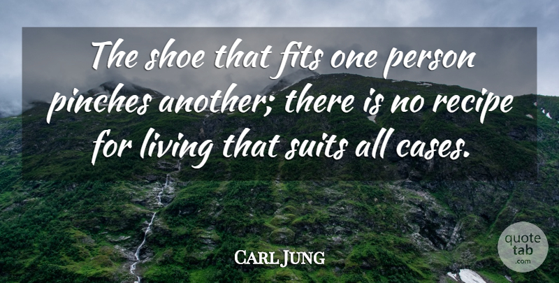Carl Jung Quote About Life, Thoughtful, Shoes: The Shoe That Fits One...
