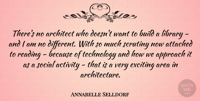 Annabelle Selldorf Quote About Reading, Technology, Library: Theres No Architect Who Doesnt...